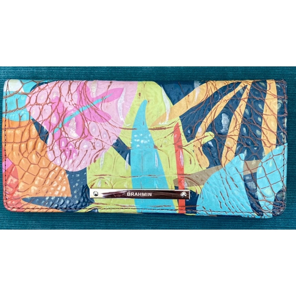 Brahmin Ady Wallet - Retro Jungle Melbourne Pattern